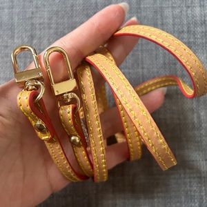 Vachetta leather strap